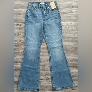 MADEWELL The Perfect Vintage Flare Tarlow Wash Jeans Size 26 NWT